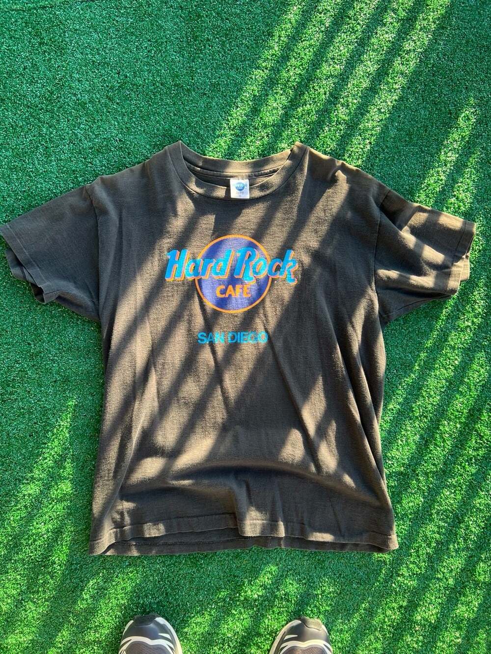 Vintage 1990s Hard Rock Cafe San Diego Faded Black T-Shirt XL